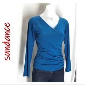 Sundance Vanessa long sleeve blue top